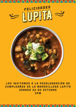 Event Flyer Lupita